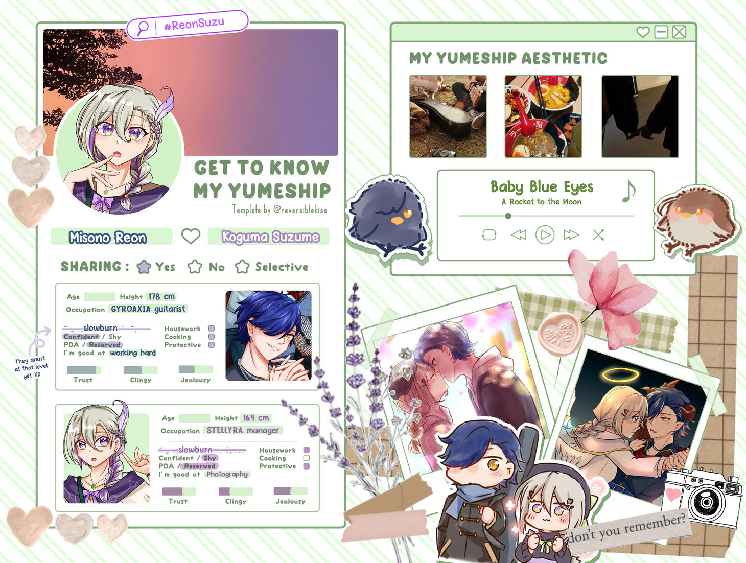 Get to know #ReonSuzu